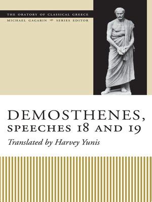 Demosthenes, Speeches 18 and 19 by Harvey Yunis · OverDrive: ebooks ...