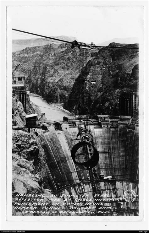 Construction of Boulder Dam (Hoover Dam)