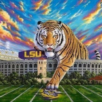 LSU Geaux Tigers! | Lsu tigers football, Lsu tigers art, Lsu tigers logo