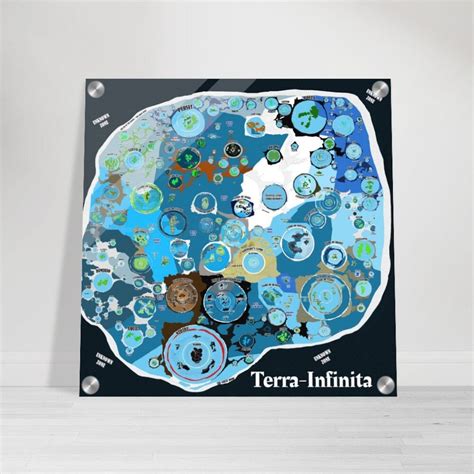 Terra-infinita Flat Earth Extra Territory HD Acrylic Print - Etsy