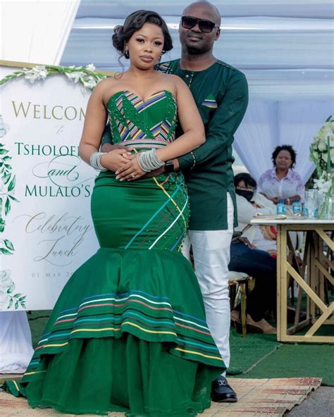 Clipkulture | Green Venda Traditional Wedding Dress