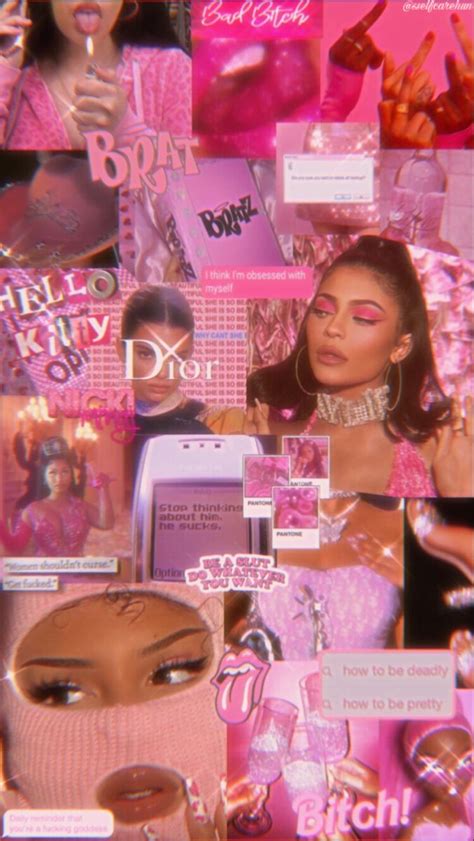 Pink Baddie Wallpapers Ipad Pink Baddie Aesthetic Laptop Wallpaper ...