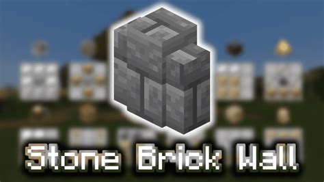 Stone Brick Wall - Wiki Guide - 9Minecraft.Net