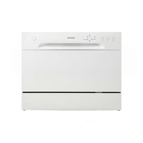 Danby DDW621WDB Countertop Dishwasher w/ (6) Wash Cycles - White, 120v