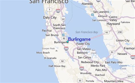 Burlingame Tide Station Location Guide