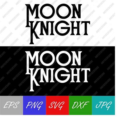 Moon Knight Logo Vector Digital Download SVG, EPS, Png, Jpeg - Inspire ...