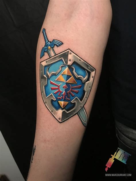 Hylian Shield and Master Sword by me, Marc Durrant, at Hidden Los ...