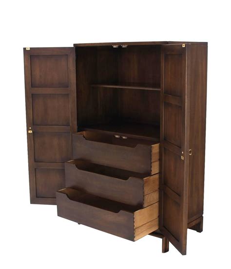 Solid Brass Scrolls Blanket Chest Cabinet For Sale at 1stdibs