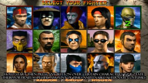 Mortal Kombat 4 - All Alternate Costumes - YouTube