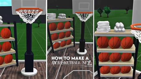 how to make a basketball hoop in bloxburg!! (4k) - YouTube