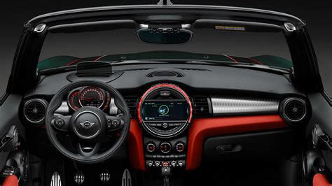 Mini John Cooper Cabrio, cabriolet, interior HD Wallpaper