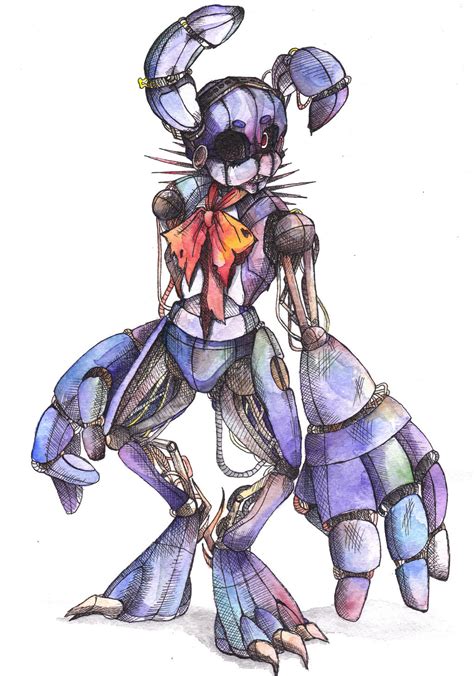 Bonnie (FNAF, Drawkill animatronics) by LeechyHell on DeviantArt