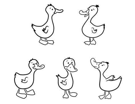 Ducklings Drawing at GetDrawings | Free download