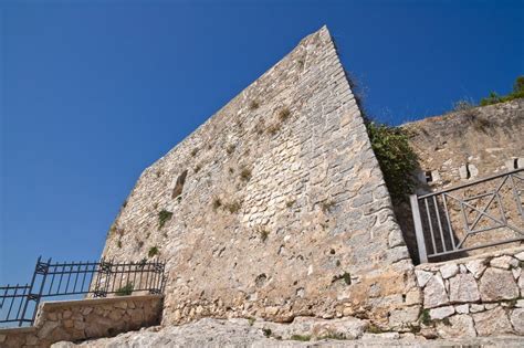 Castle of Vieste. Puglia. Italy Stock Photo - Image of building ...