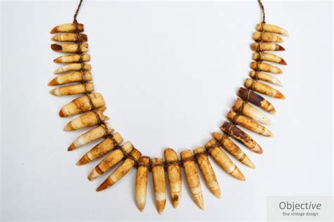 PNG Crocodile Teeth Necklace | Objective Fine Vintage Design