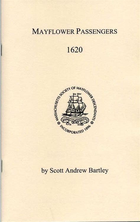 Mayflower Passengers 1620 – Plimoth Patuxet Museum Shop