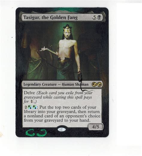 Tasigur the Golden Fang Altered Full Art MTG Magic Commander EDH ...