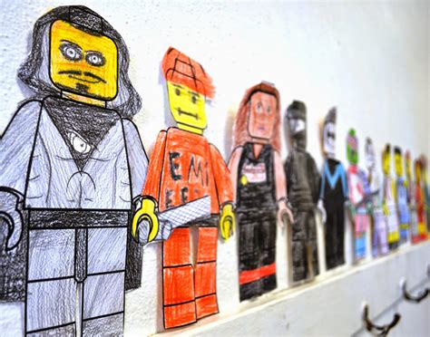 Lessons from the K-12 Art Room: 6th Grade: Lego Character Designs