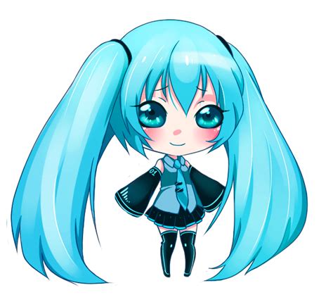 Hatsune Miku Chibi Wallpaper - WallpaperSafari