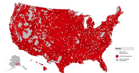 Verizon 4g Lte Coverage Map - Large World Map