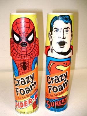 2 Vintage Crazy Foam Spiderman & Superman Unused -- Antique Price Guide ...