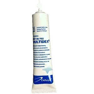 DeRoyal 46702 Multidex Hydrophilic Wound Powder - 25 gram tube, One tu ...