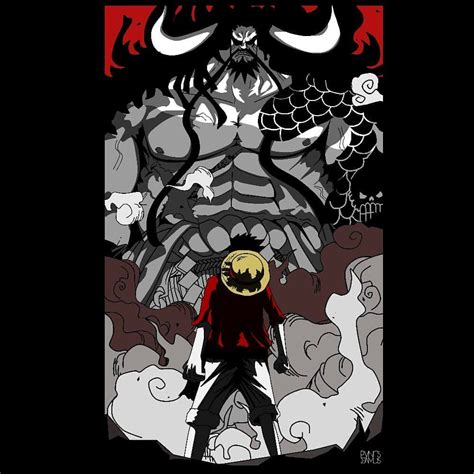 LUFFY vs KAIDO ARTWORK : OnePiece