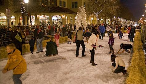 Santa Cruz Snow Night - A Winter Wonderland in Downtown Santa Cruz