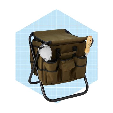 This Double-Duty Gardening Stool and Tool Bag Makes Weeding Easy