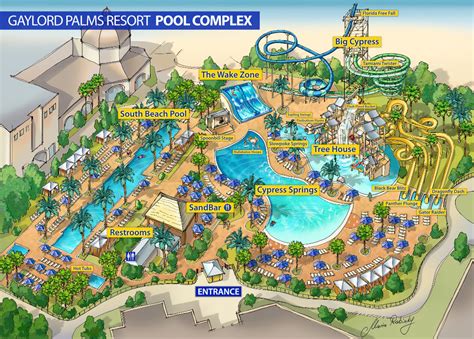 Gaylord Palms Resort Pool - Water Park, Slides, Kids Zone