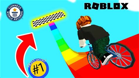 ROBLOX "Obby But You're On A Bike" SPEEDRUN 6:16:76 (SNOW WORLD 1 ...