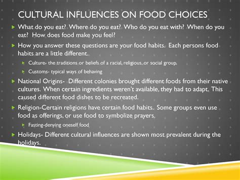 How Does Your Cultural Background Influence Your Food Choices? – SocialStar