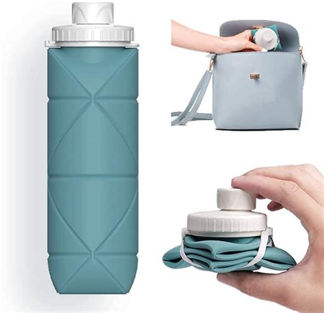 Philips Collapsible Water Bottle Food-Grade Silicone Portable Leak ...