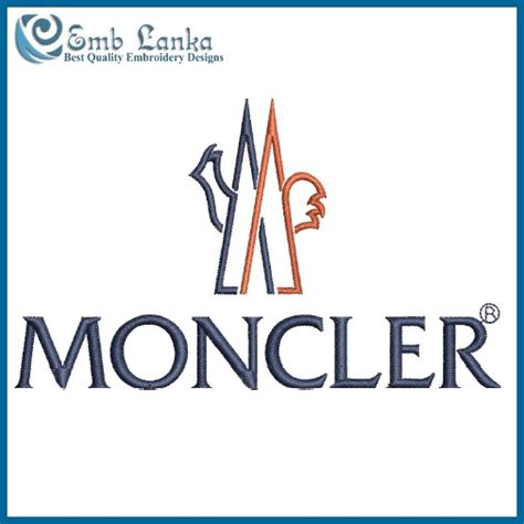 Moncler Logo Embroidery Design | Emblanka.com