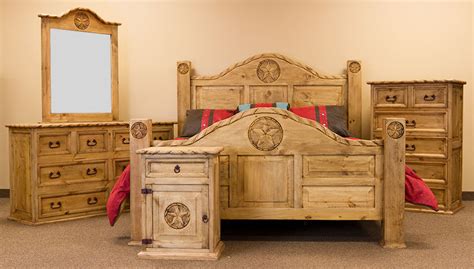 LMT | Rope and Star Rustic Bedroom Set | Dallas Designer Furniture