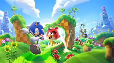 Angry Birds And A Speedy Hedgehog Collide In Five New Mobile Crossover ...