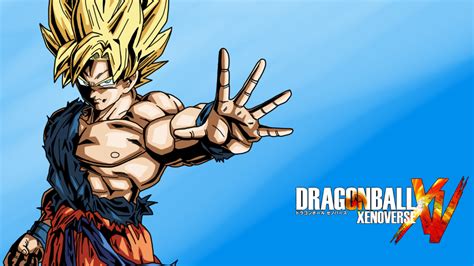 SSJ Goku Xenoverse Wallpaper v2 Orange by EymSmiley on DeviantArt