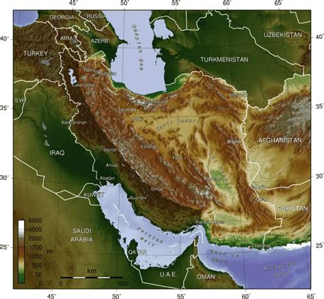 Trip to the geographic features of the middle east