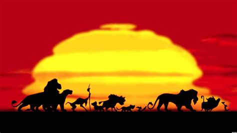 lion king sunset silhouette - Google Search | Disney facts, Disney fun ...