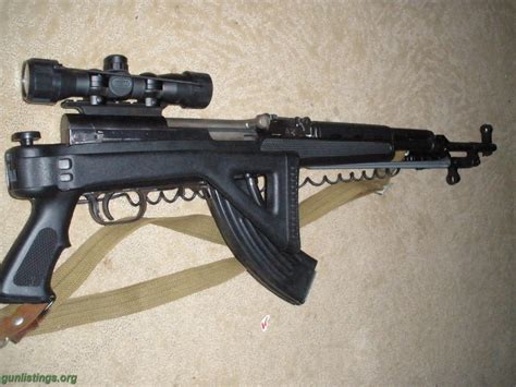 Gunlistings.org - Rifles Tactical SKS. Laser, Side Folding, Scope, 30rnd.