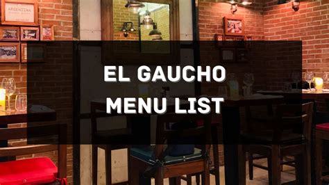 El Gaucho Menu Prices Philippines 2024 [Updated] — All About ...