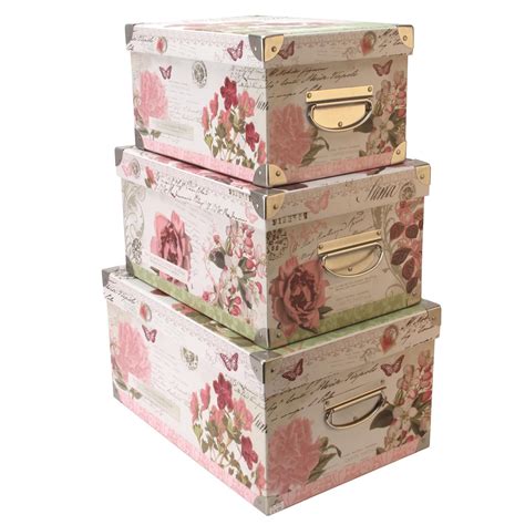 Pretty Storage Boxes. DOMEraax Storage Bins with Lid, Foldable Clothing ...