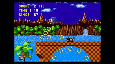 Sonic The Hedgehog: Green Hill Zone 1-3 Walkthrough - YouTube