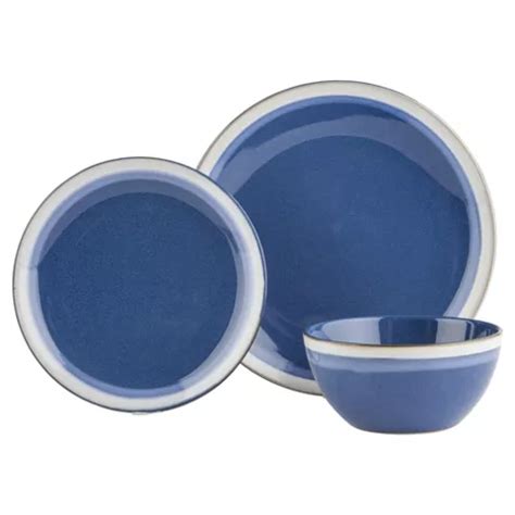 Buy Blue Sahara Stoneware 12 Piece Dinner Set from our Dinner Sets ...