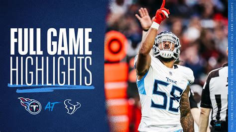 Titans vs. Texans highlights Week 17 | Game Highlights