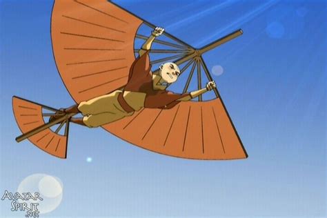 Avatar Aang flying on his glider and searching for Appa | Avatar the ...