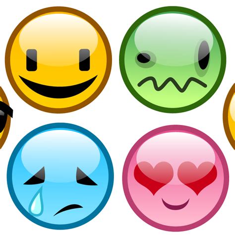 Emoji Clipart Faces Clipart Feelings Clipart Geometric Etsy Em 2021 ...