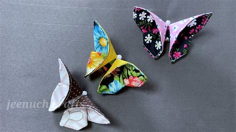 Fabric Origami Butterfly Tutorial