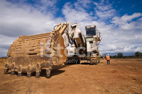 Big Digger On Construction Site Stock Photo | Royalty-Free | FreeImages