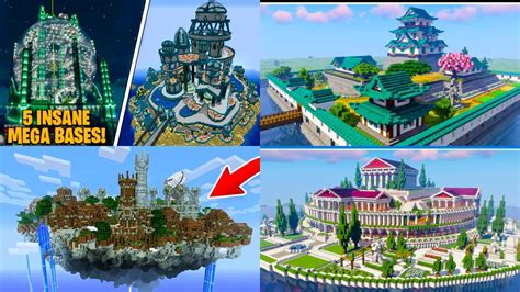 20 Massive Minecraft Mega Base Ideas Designs [2024]